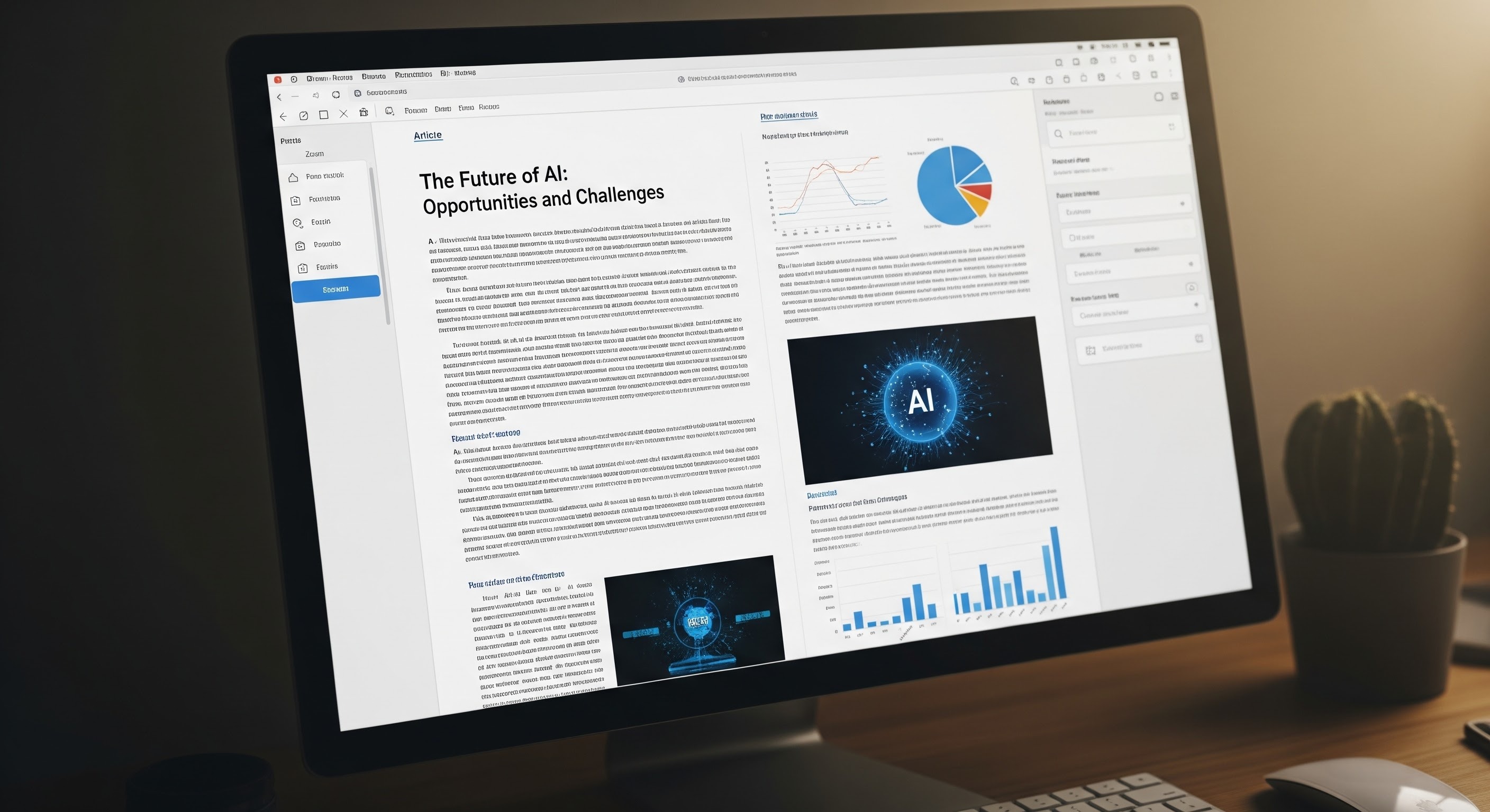 An AI ready article written on a PDF