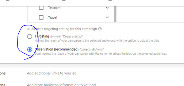 Google Ads Observation Mode
