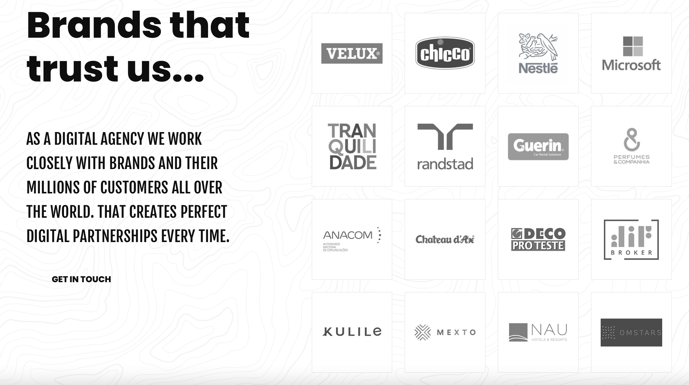 Brands that trust us