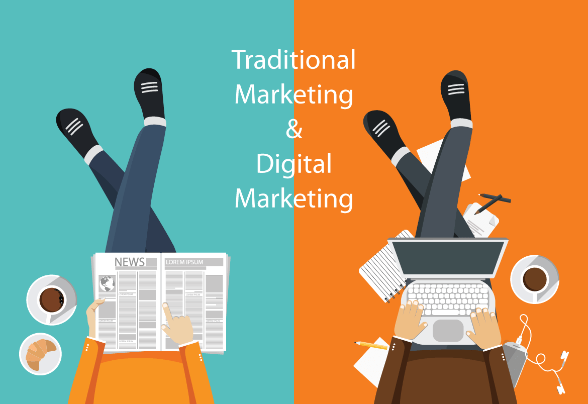 DIGITAL MARKETING VS TRADITIONAL MARKETING