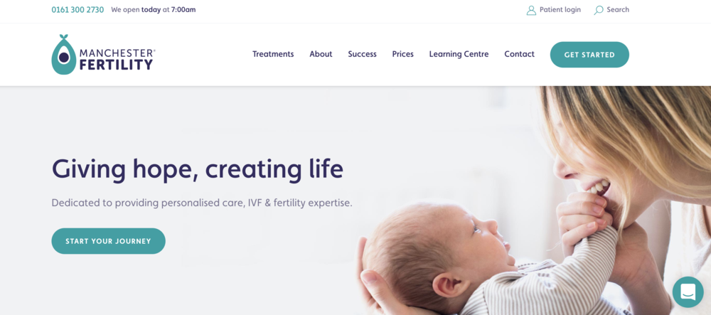 ivf clinic website
